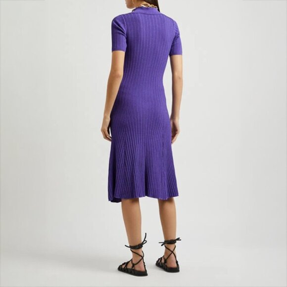 REMAIN by Birger Christensen Ella Ribbed-Knit Midi Dress - Picture 2 of 3